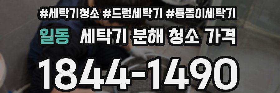 일동 세탁기 분해 청소 가격