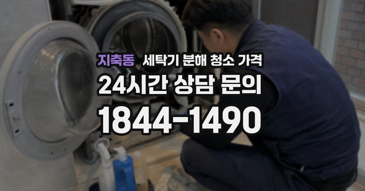 지축동 세탁기 분해 청소 가격