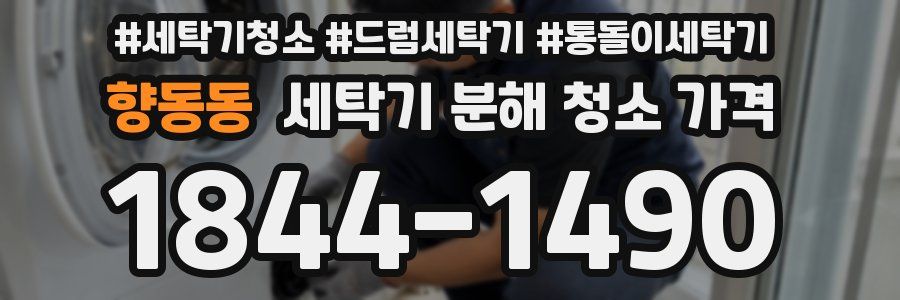 향동동 세탁기 분해 청소 가격