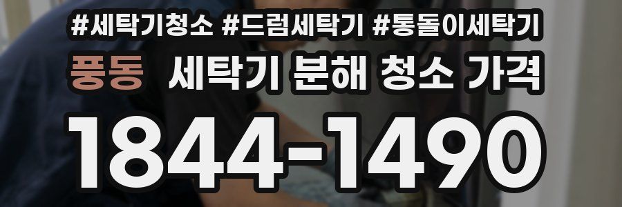 풍동 세탁기 분해 청소 가격