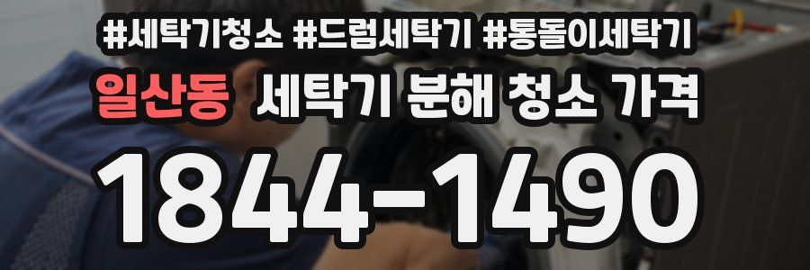 일산동 세탁기 분해 청소 가격