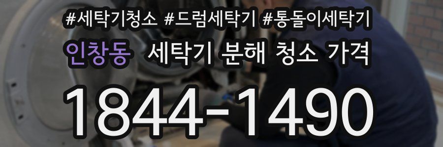 인창동 세탁기 분해 청소 가격