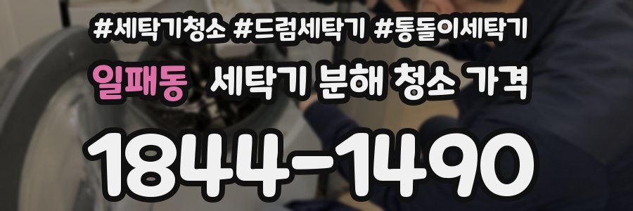 일패동 세탁기 분해 청소 가격