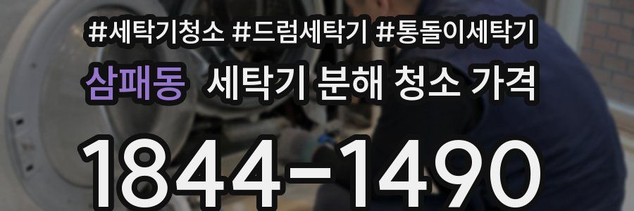 삼패동 세탁기 분해 청소 가격