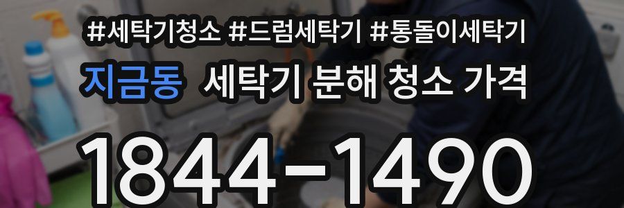 지금동 세탁기 분해 청소 가격