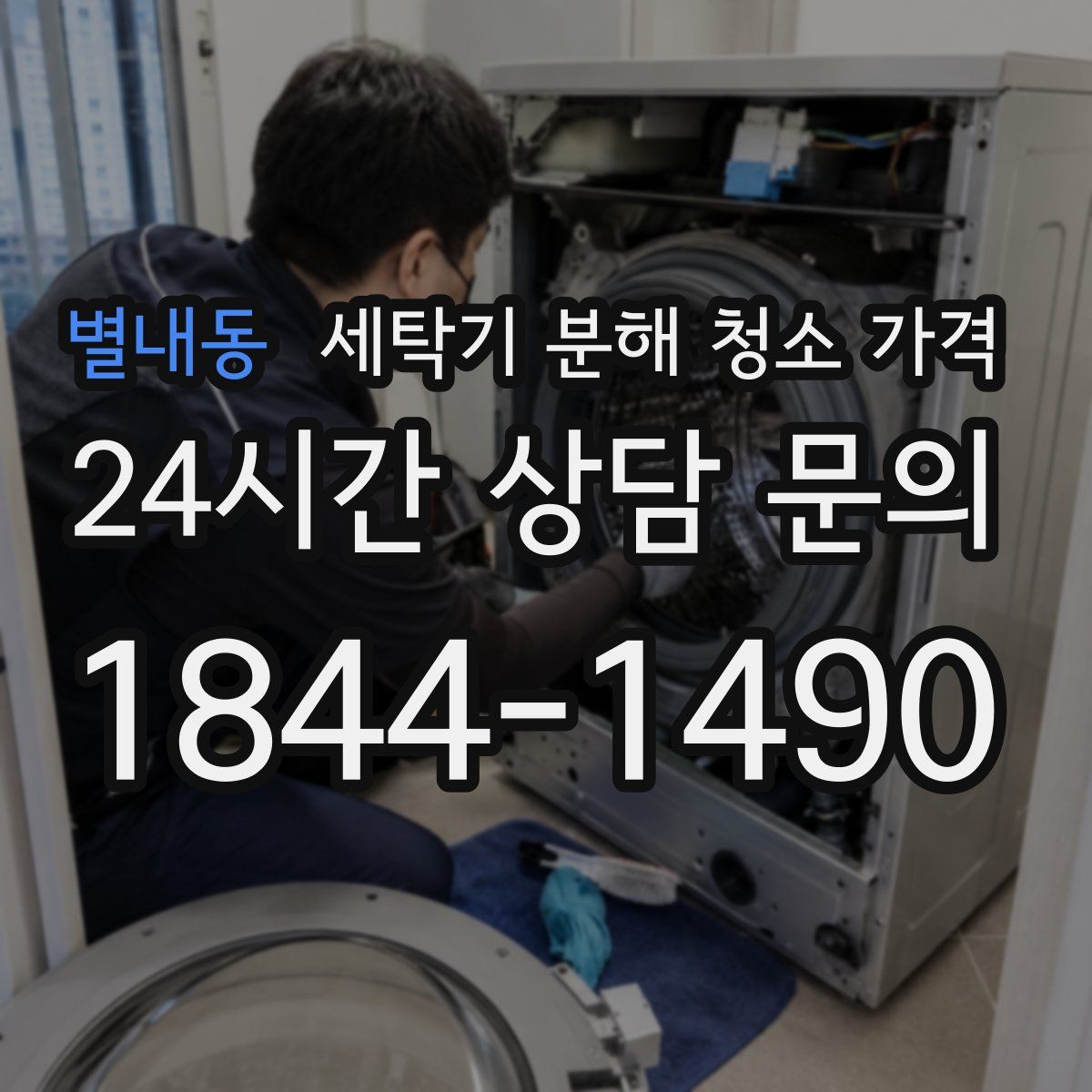별내동 세탁기 분해 청소 가격