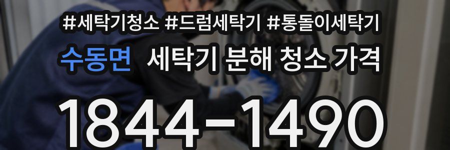 수동면 세탁기 분해 청소 가격