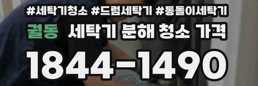 궐동 세탁기 분해 청소 가격