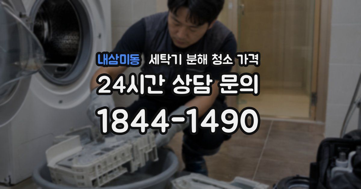 내삼미동 세탁기 분해 청소 가격