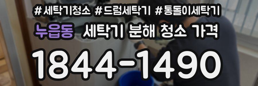 누읍동 세탁기 분해 청소 가격
