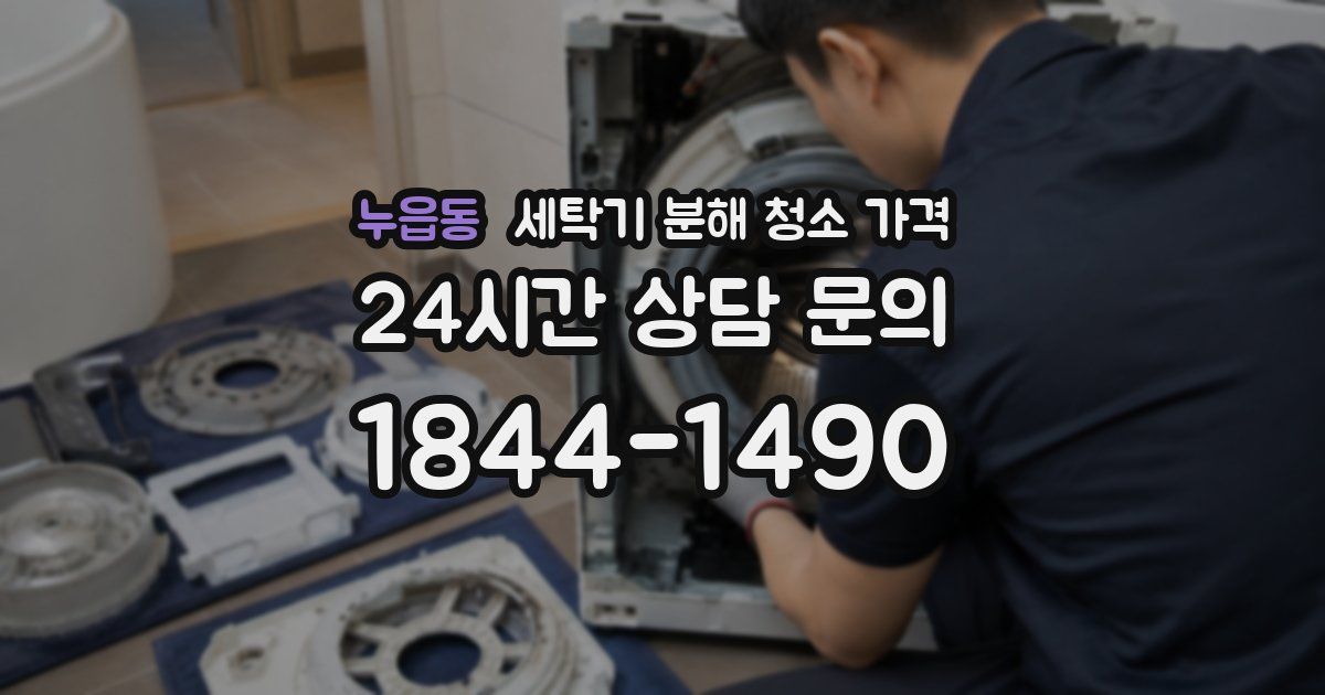 누읍동 세탁기 분해 청소 가격