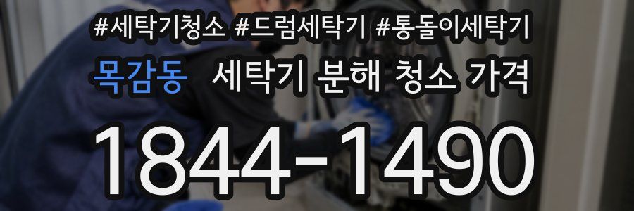 목감동 세탁기 분해 청소 가격