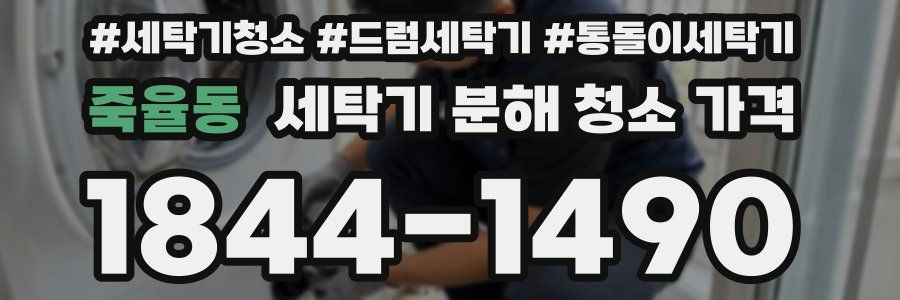 죽율동 세탁기 분해 청소 가격