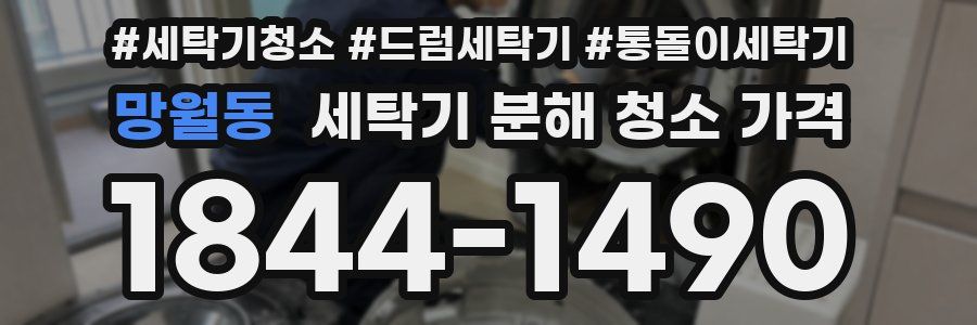 망월동 세탁기 분해 청소 가격