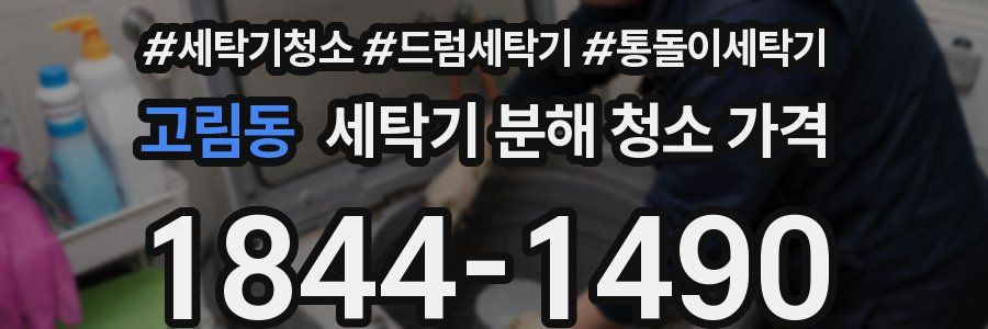 고림동 세탁기 분해 청소 가격