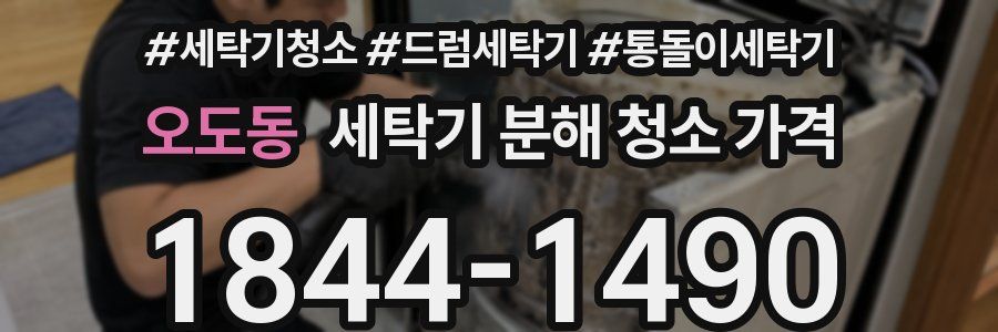 오도동 세탁기 분해 청소 가격