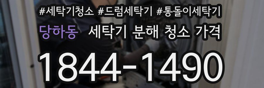 당하동 세탁기 분해 청소 가격