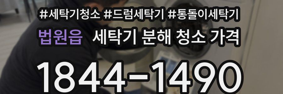 법원읍 세탁기 분해 청소 가격