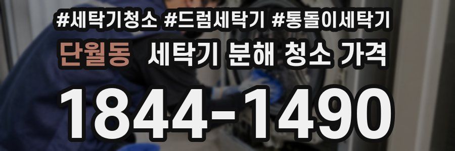 단월동 세탁기 분해 청소 가격