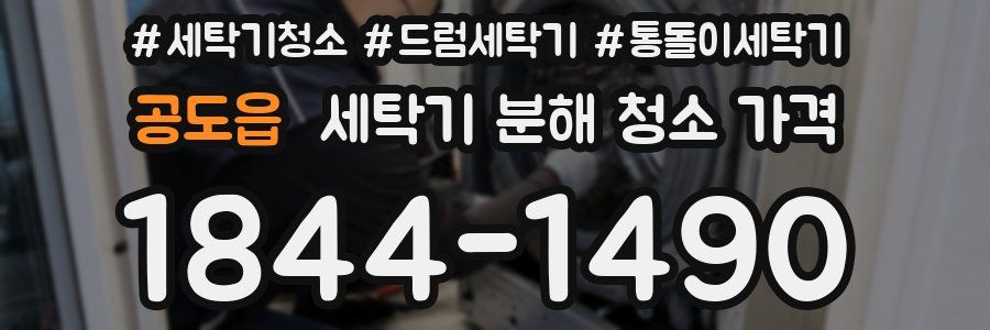 공도읍 세탁기 분해 청소 가격