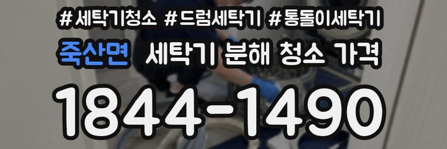 죽산면 세탁기 분해 청소 가격