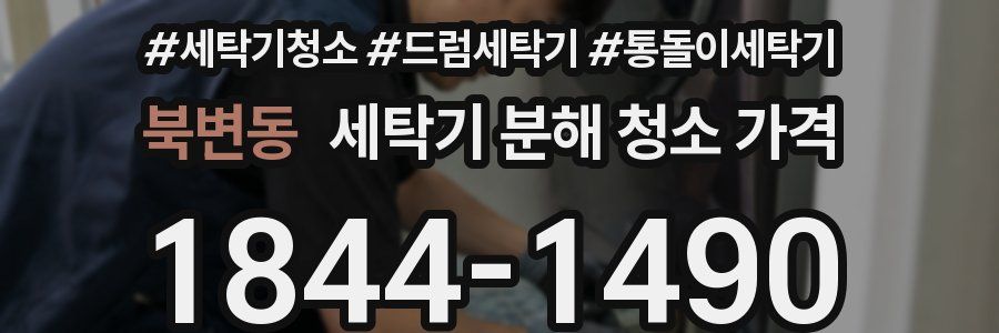 북변동 세탁기 분해 청소 가격