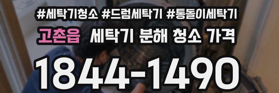고촌읍 세탁기 분해 청소 가격