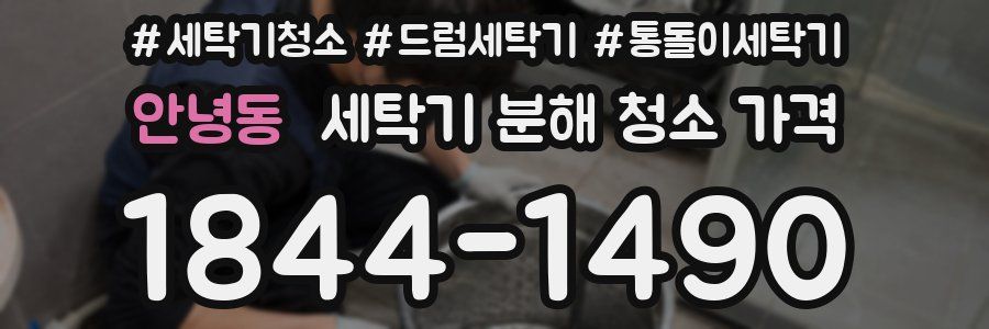 안녕동 세탁기 분해 청소 가격