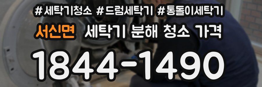 서신면 세탁기 분해 청소 가격