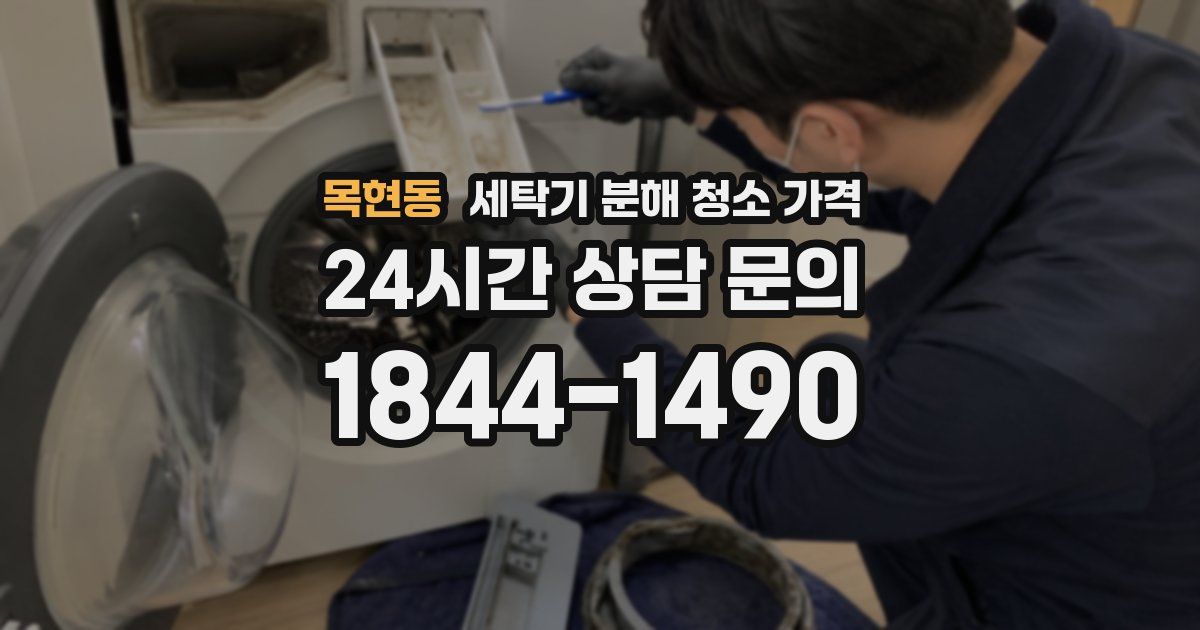 목현동 세탁기 분해 청소 가격