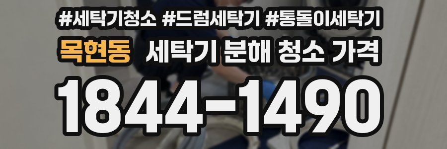 목현동 세탁기 분해 청소 가격