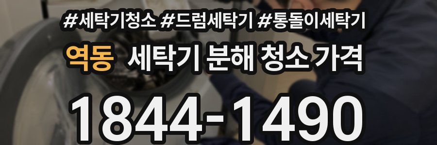 역동 세탁기 분해 청소 가격