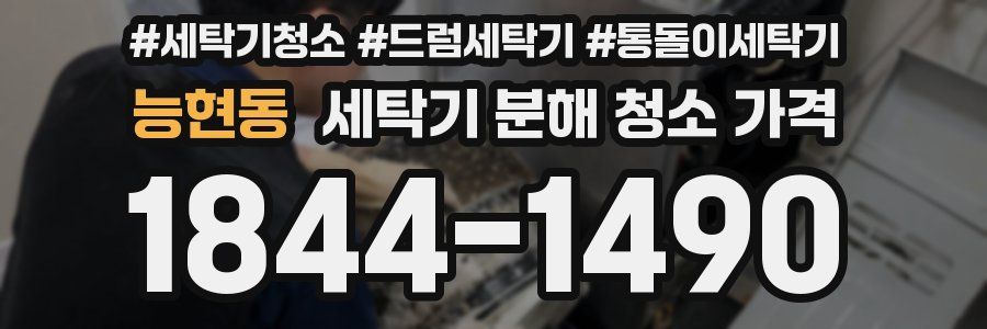 능현동 세탁기 분해 청소 가격