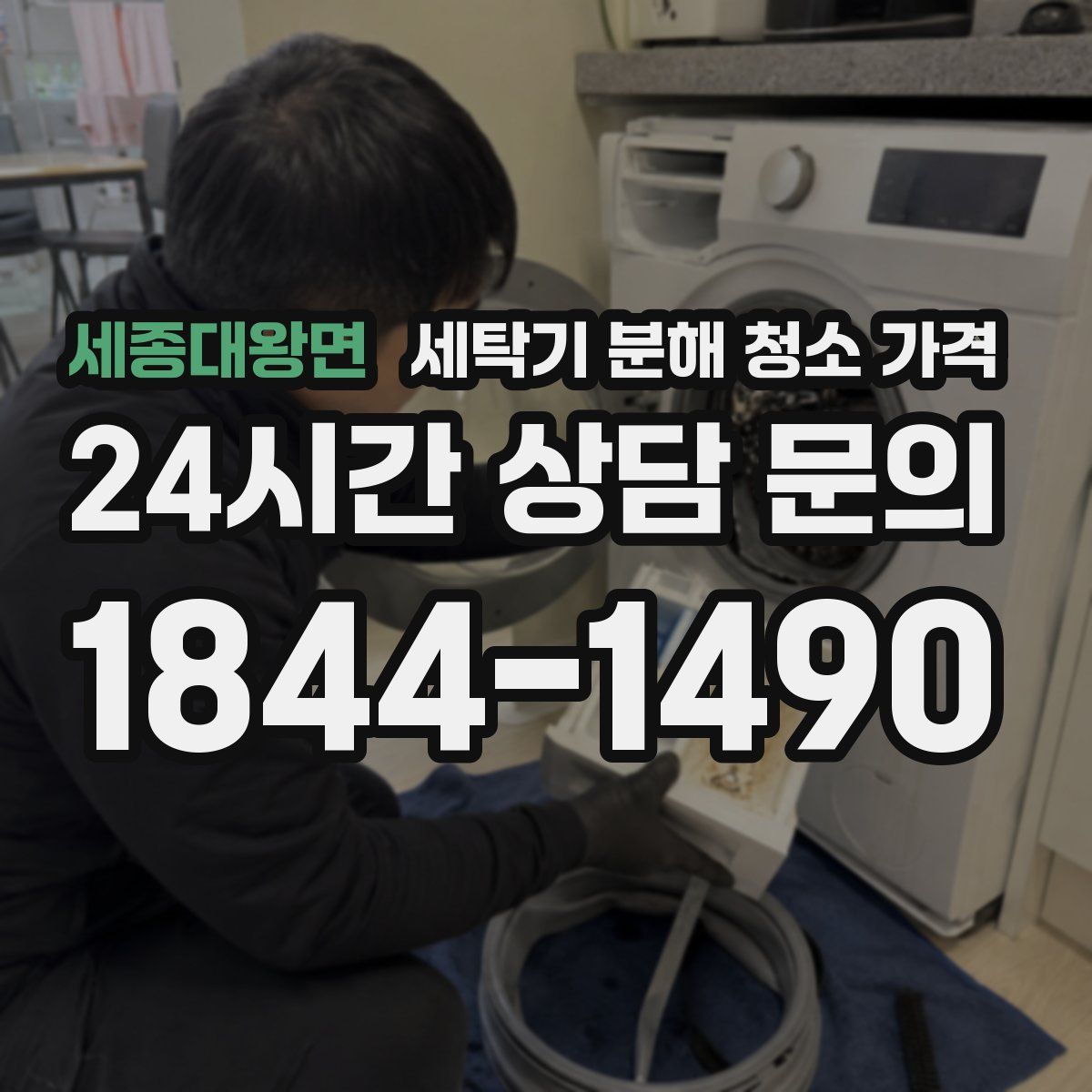 세종대왕면 세탁기 분해 청소 가격