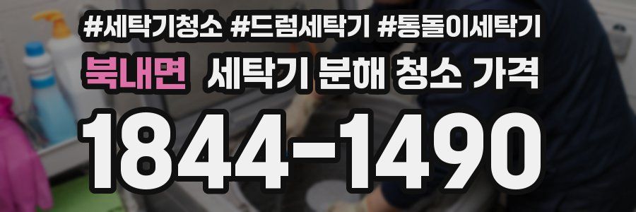 북내면 세탁기 분해 청소 가격