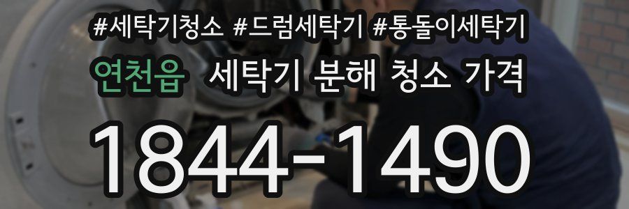 연천읍 세탁기 분해 청소 가격