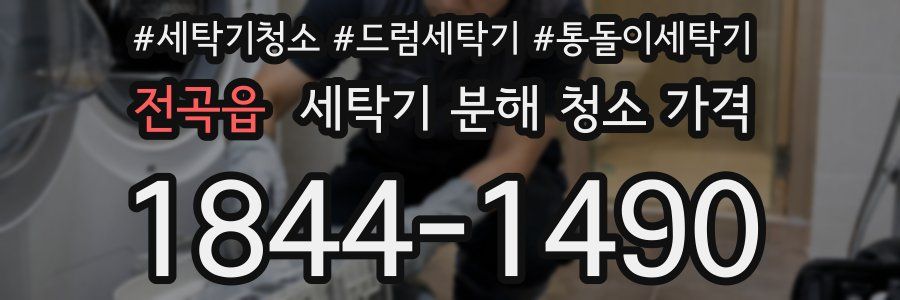 전곡읍 세탁기 분해 청소 가격