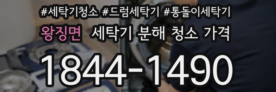 왕징면 세탁기 분해 청소 가격