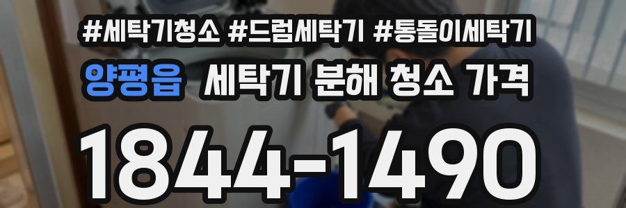 양평읍 세탁기 분해 청소 가격