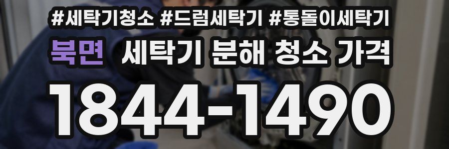 북면 세탁기 분해 청소 가격
