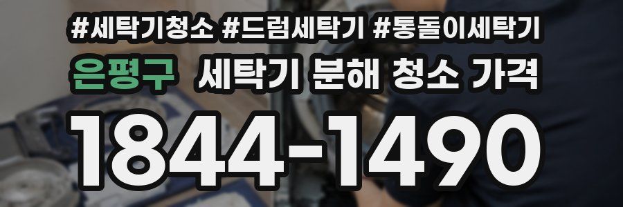 은평구 세탁기 분해 청소 가격