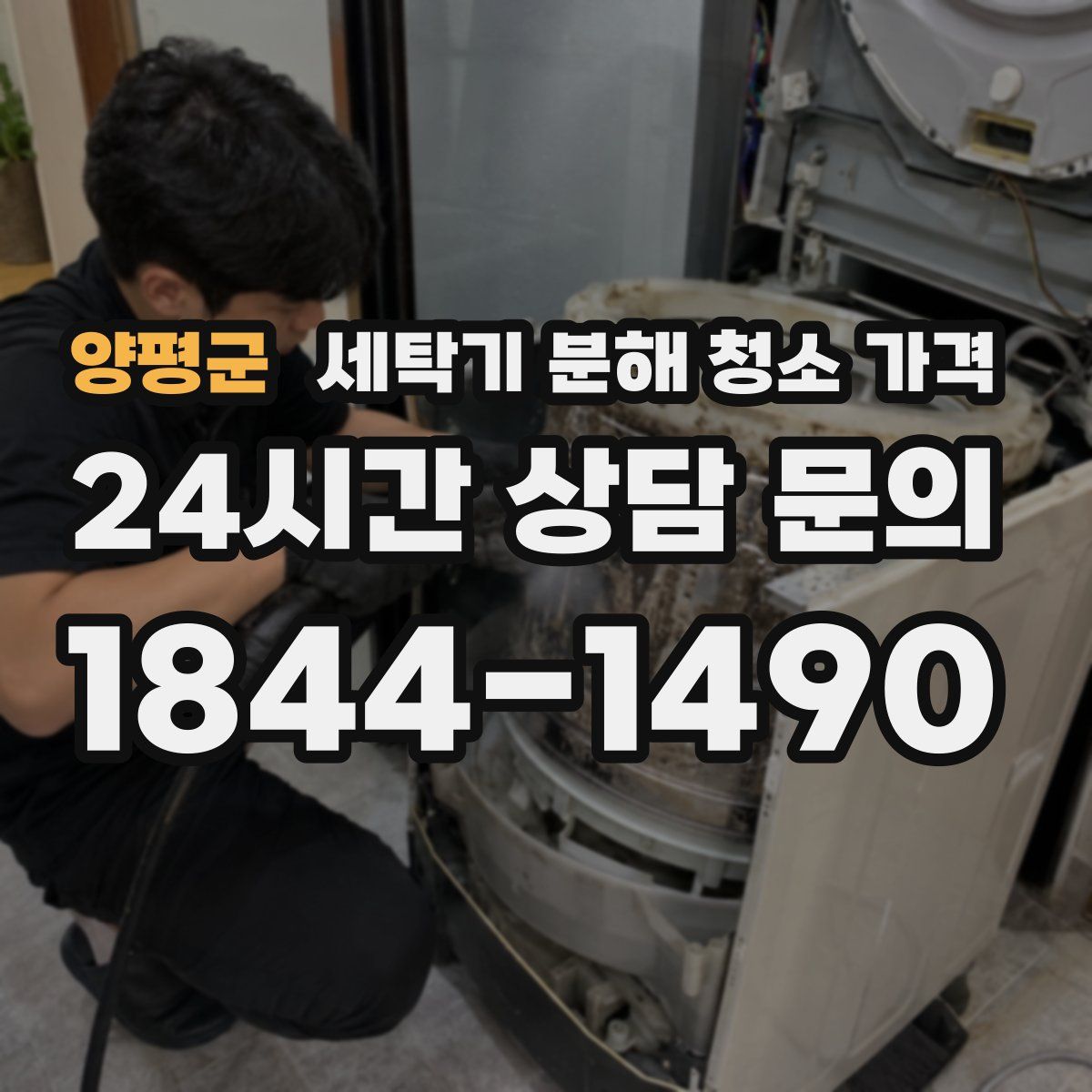 양평군 세탁기 분해 청소 가격