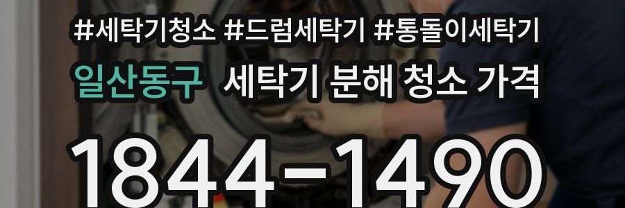 일산동구 세탁기 분해 청소 가격