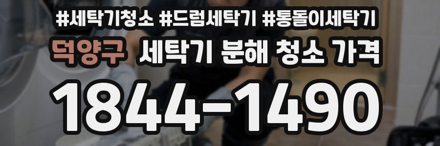 덕양구 세탁기 분해 청소 가격