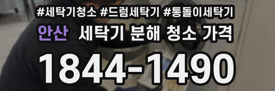 안산 세탁기 분해 청소 가격
