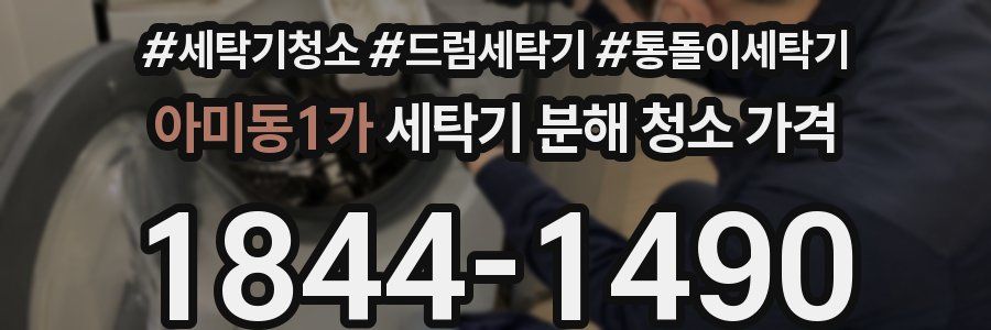 아미동1가 세탁기 분해 청소 가격