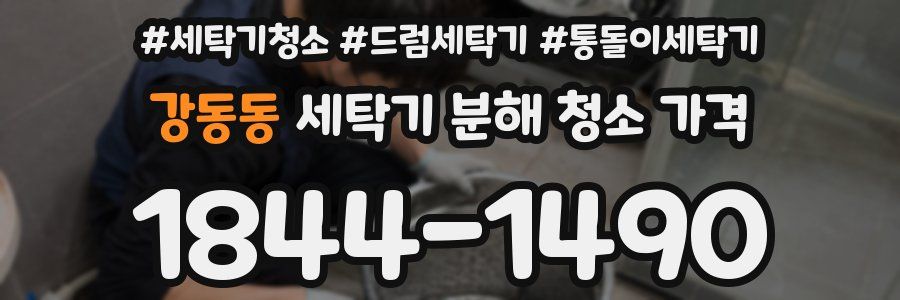 강동동 세탁기 분해 청소 가격