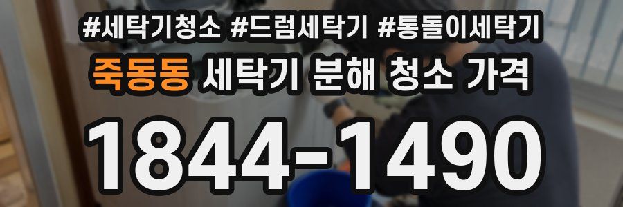 죽동동 세탁기 분해 청소 가격