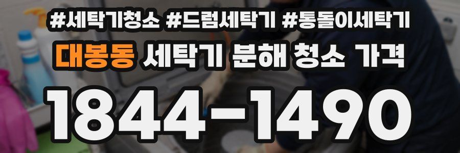 대봉동 세탁기 분해 청소 가격