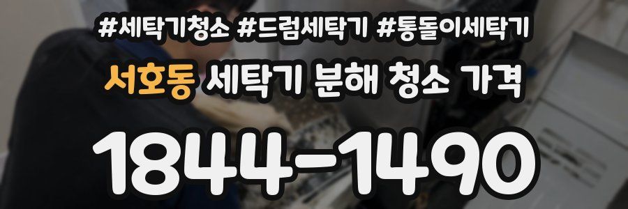 서호동 세탁기 분해 청소 가격